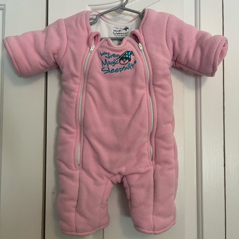 Baby Merlin’s magic sleep suit - large